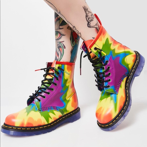 🔥DR. MARTENS 1460 PRIDE TIE-DYE PRINT NWT - Picture 12 of 12